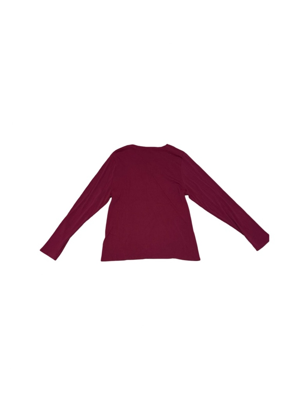 Splendid Girls XL Ribbed Long Sleeve Top Red Crew Neck Classic